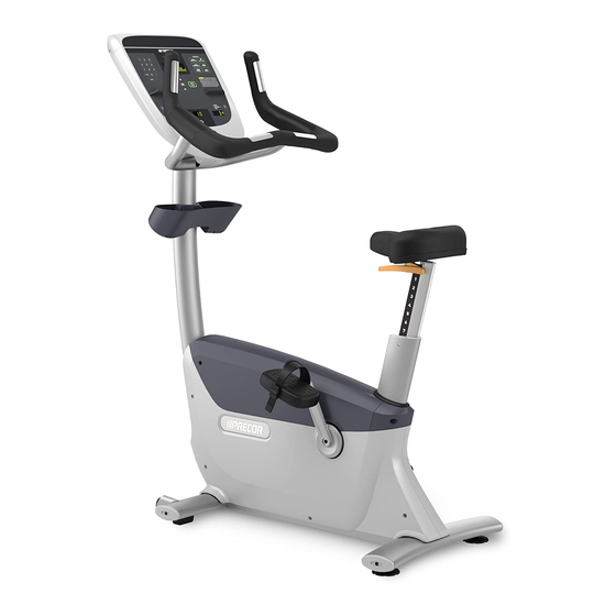 PRECOR UBK 815 ASSEMBLING AND MAINTAINING MANUAL Pdf Download | ManualsLib