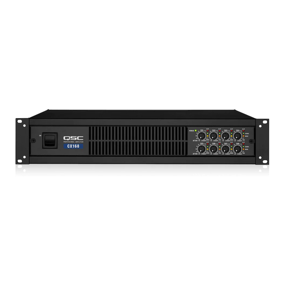 QSC CX168 USER MANUAL Pdf Download ManualsLib qsc-cx168-user-manual-pdf-download-manualslib