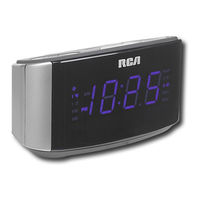 Rca Dual Alarm Clock RP3720 RP3720 User Manual