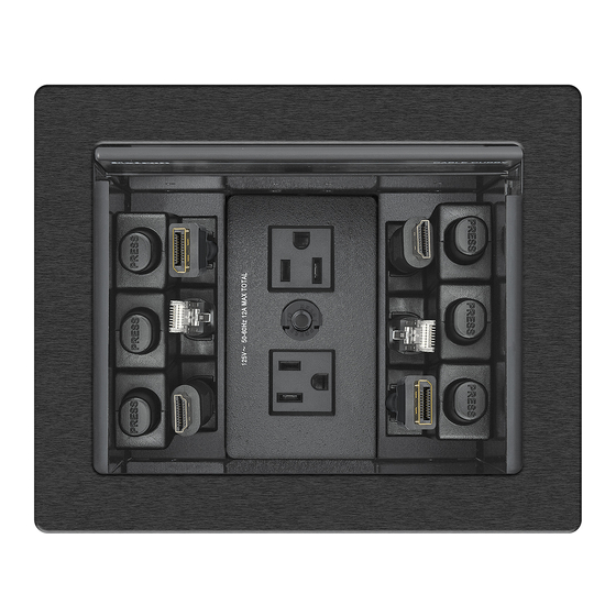 EXTRON ELECTRONICS CABLE CUBBY 500 INSTALLATION MANUAL Pdf Download