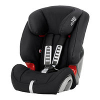 Britax Evolva 1-2-3 plus User Instructions