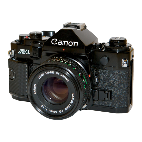 Canon A-1 Instructions Manual
