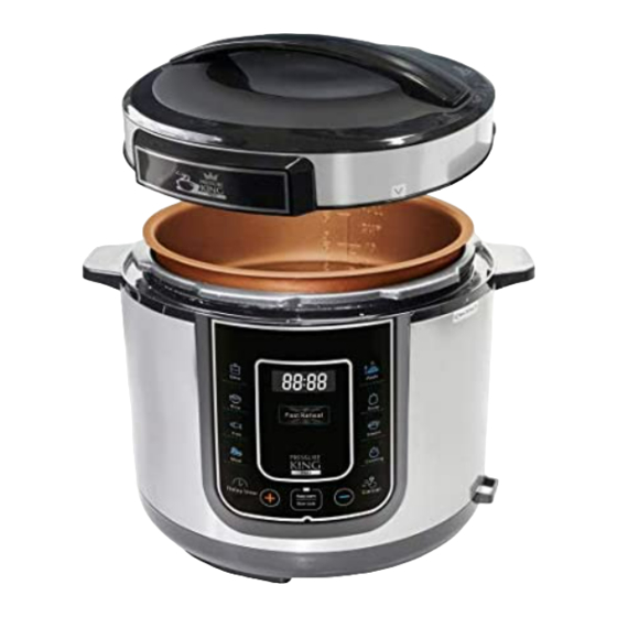 king pro pressure cooker manual