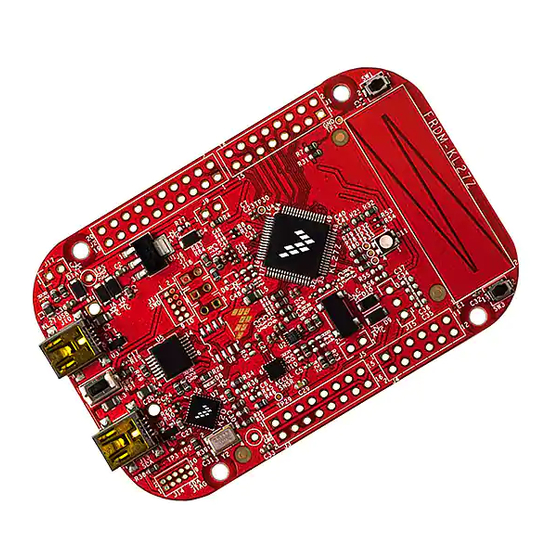 FREESCALE SEMICONDUCTOR FRDMKL27Z USER MANUAL Pdf Download ManualsLib