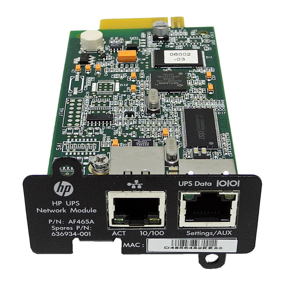 HP AF465A INSTALLATION INSTRUCTIONS Pdf Download ManualsLib