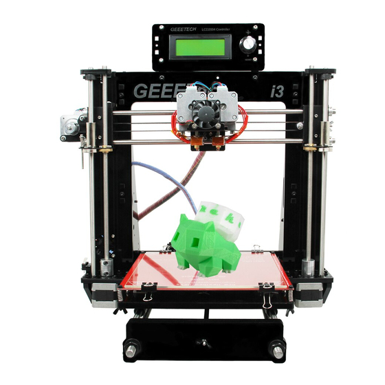 GEEETECH PRUSA I3 PRO C ASSEMBLE INSTRUCTION Pdf Download ManualsLib