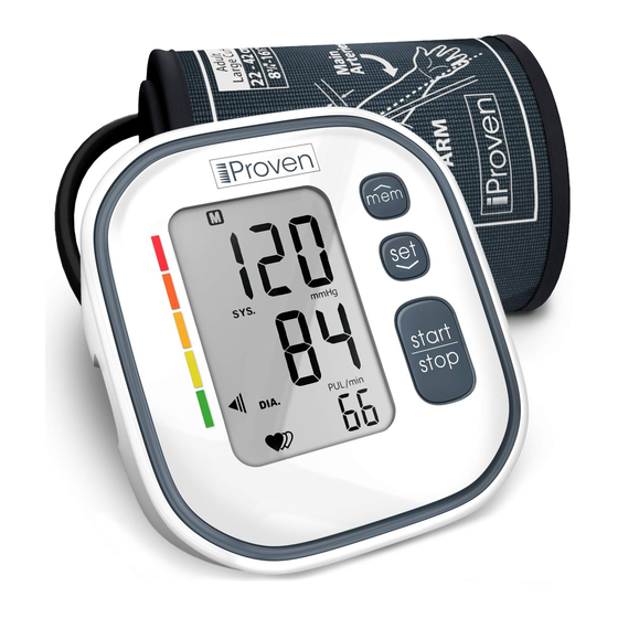 IPROVEN Digital Blood Pressure Monitor Upper Arm Large Cuff Machine BPM-656