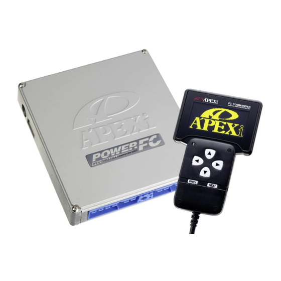 APEXI POWER FC INSTRUCTION MANUAL Pdf Download | ManualsLib