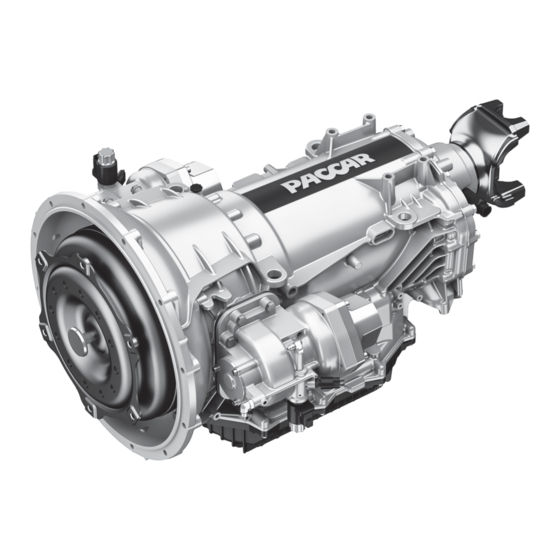 Paccar TX-8 Operator's Manual