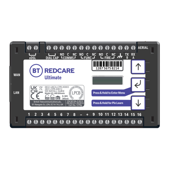 BT Redcare Ultimate Installation Manual
