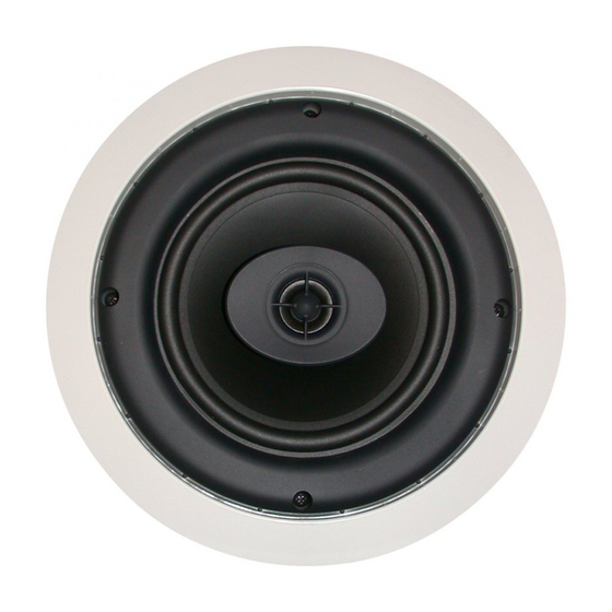 Sonance CR101 Installation Instructions