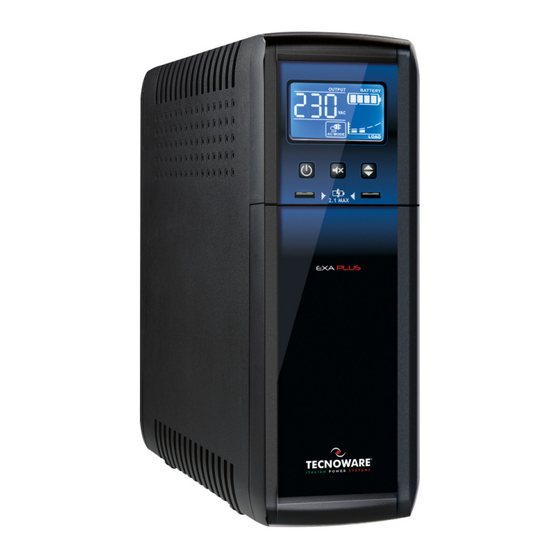 Tecnoware EXA PLUS 1.0 User Manual