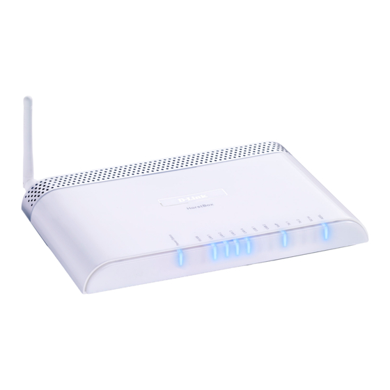 D-Link HorstBox DVA-G3342SD Manual