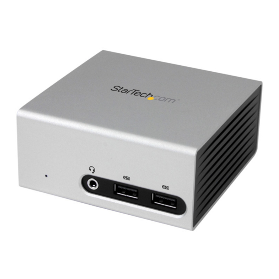 StarTech.com USB3SMDOCK4K Instruction Manual