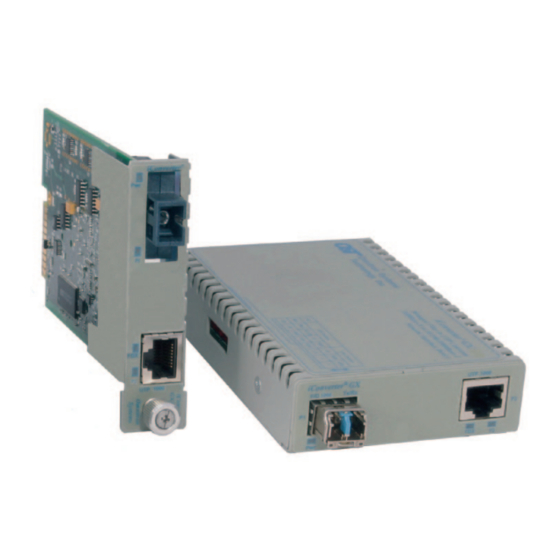Omnitron Systems Technology iconverter GX AN User Manual