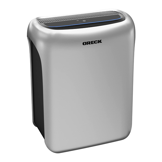 ORECK AIR RESPONSE WK16001 OWNER'S MANUAL Pdf Download ManualsLib