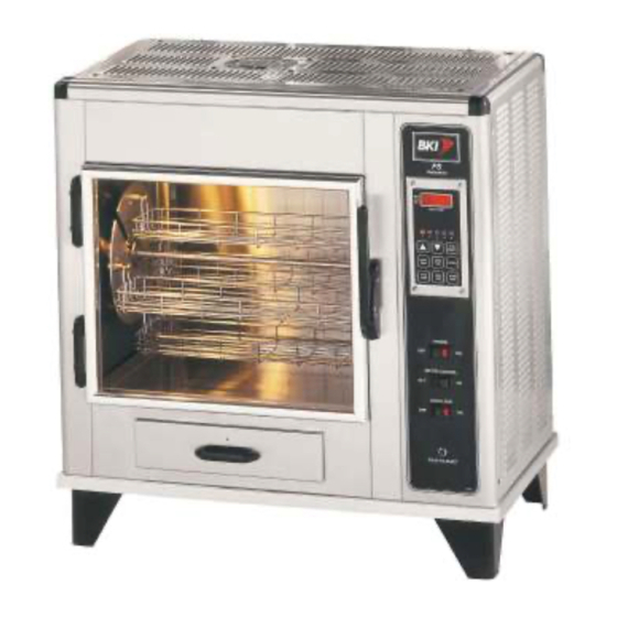 BKI VGG-8-F Rotisserie Oven Electric Single Deck