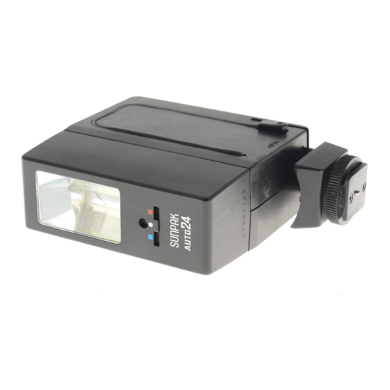 SUNPAK GX24 INSTRUCTIONS FOR USE MANUAL Pdf Download ManualsLib