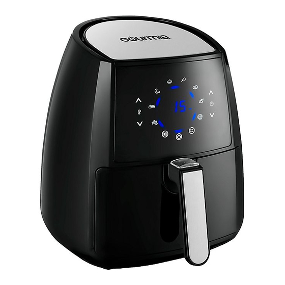 Restored Gourmia GAF685 Stainless Steel 6 Quart Digital Air Fryer