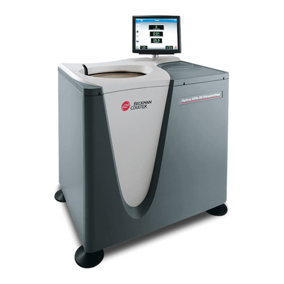BECKMAN COULTER OPTIMA XPN USER MANUAL Pdf Download ManualsLib
