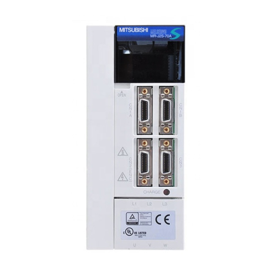 Mitsubishi MR-J2-10A Product Specifications And Installation Manual
