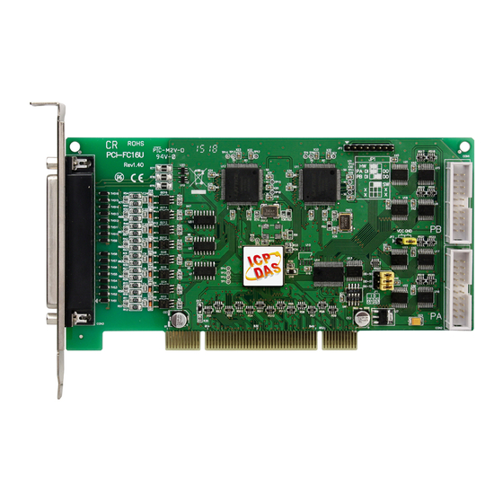 ICP DAS USA PCI-1202 Quick Start Manual