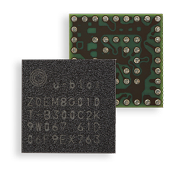 Ublox ZOE-M8G Hardware Integration Manual