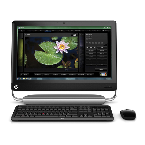 HP TouchSmart 320-1030 Getting Started Manual