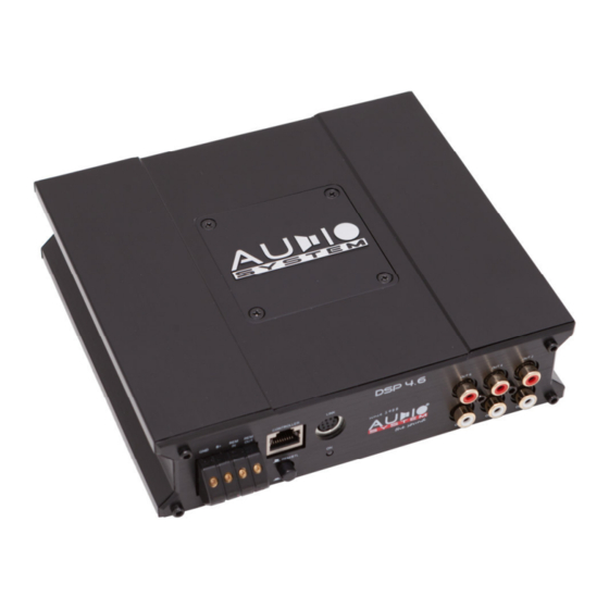 Audio System AS-DSP Series Owner's Manual