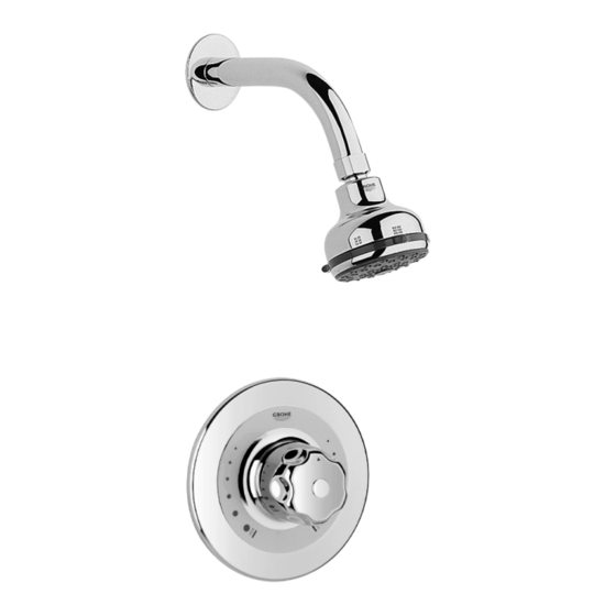 GROHE GROHSAFE INSTALLATION INSTRUCTIONS AND OPERATING MANUAL Pdf