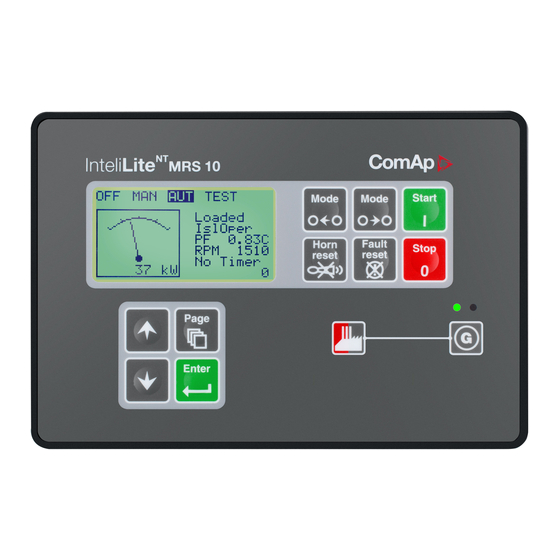 ComAp IL-NT MRS15 Reference Manual