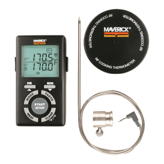 Maverick Voice Alert Remote Oven Thermometer & Timer Redi Chek Wireless  ET-901B