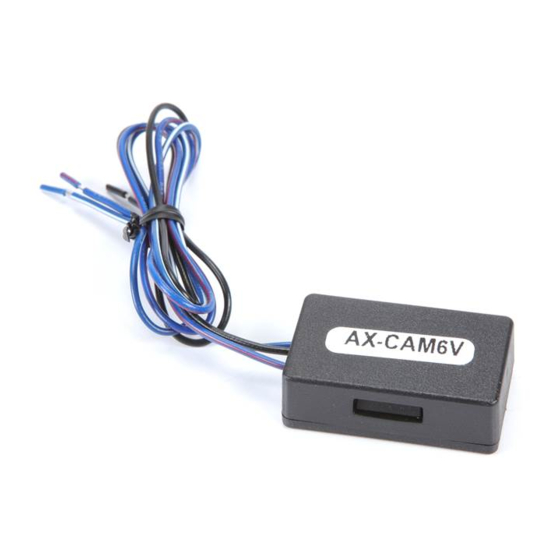 AXXESS AXCAM6V INSTALLATION MANUAL Pdf Download ManualsLib