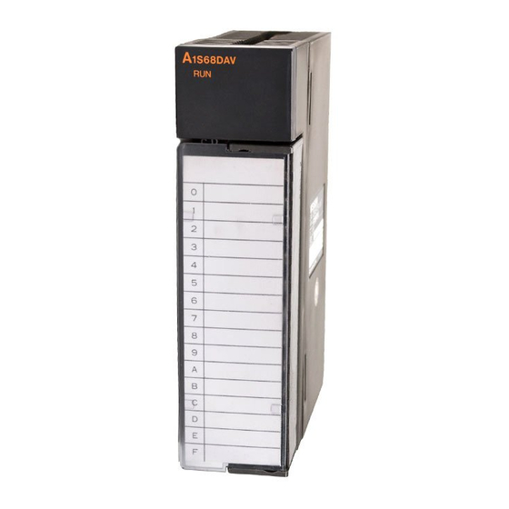 Mitsubishi Electric A1S68DAV User Manual