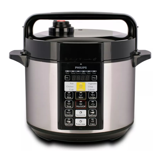 Philips all in discount one cooker manual