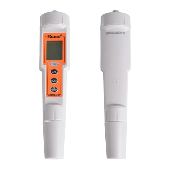 KEDIDA CT6021A INSTRUCTION MANUAL Pdf Download ManualsLib