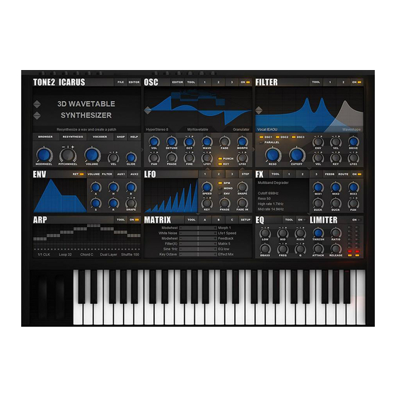 TONE2 ICARUS MANUAL Pdf Download | ManualsLib