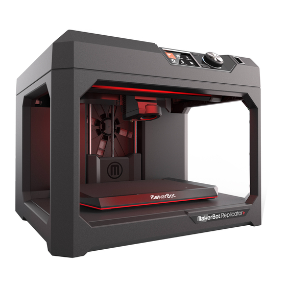 Makerbot Replicator+ Quick Start Manual Pdf Download 