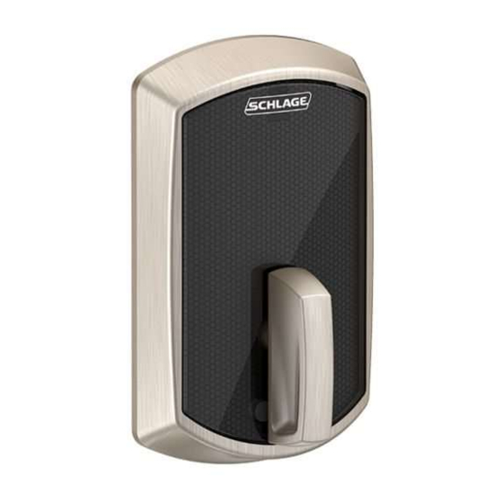Schlage Be469zp Manual