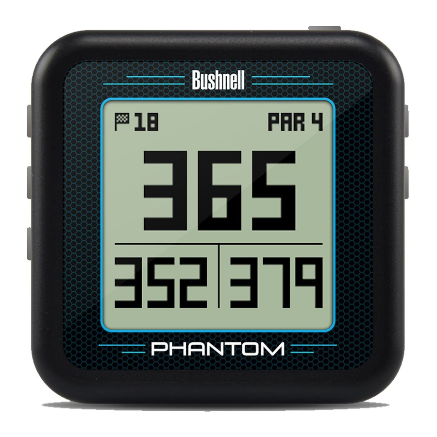 BUSHNELL PHANTOM USER MANUAL Pdf Download ManualsLib