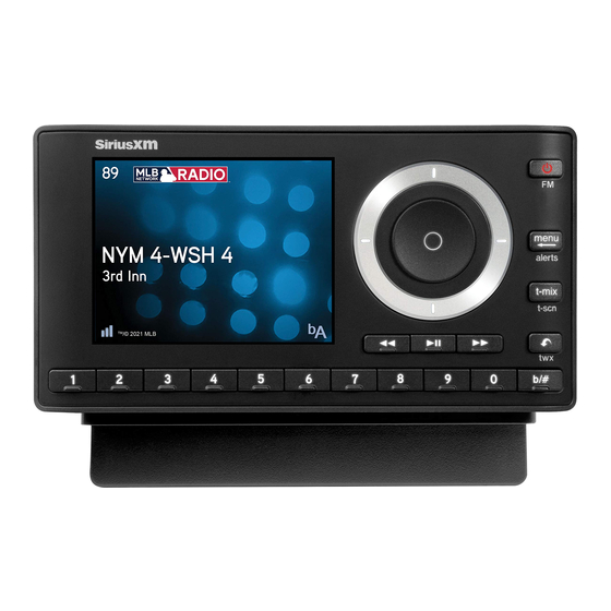 SIRIUS XM RADIO ONYX PLUS SXPL1V1 QUICK START MANUAL Pdf Download
