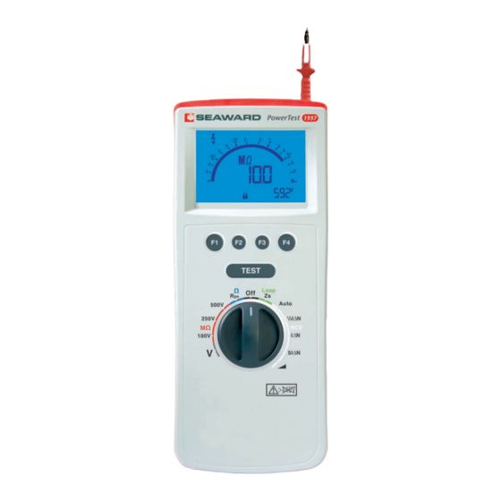 SEAWARD POWERPLUS 1557 USER MANUAL Pdf Download ManualsLib