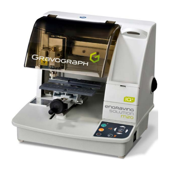 GRAVOGRAPH M20 OPERATING AND MAINTENANCE MANUAL Pdf Download ManualsLib