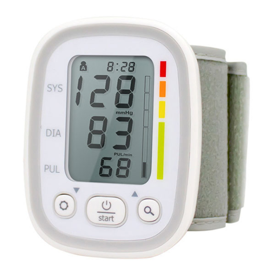 LifeHood TMB-2085 Wrist Blood Pressure Monitor User Manual