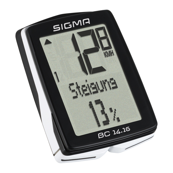 SIGMA Compteur vélo BC 5.12