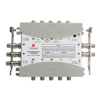 Triax TdSCR 512 User Manual