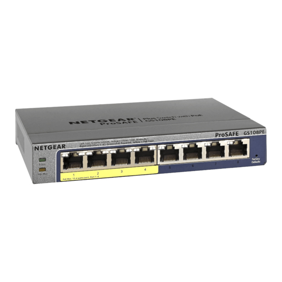 NETGEAR ProSAFE Plus GS108PEv3 Installation