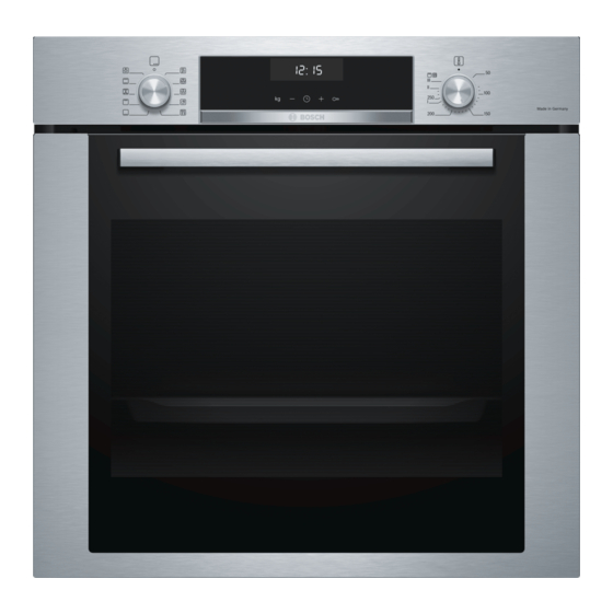 Bosch HBG317T 0 Series Built-In Oven Manuals