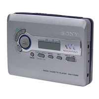 Sony Walkman WM-FX888 Service Manual