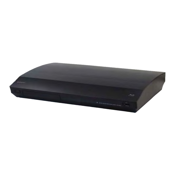 Sony HBD-E985W Service Manual
